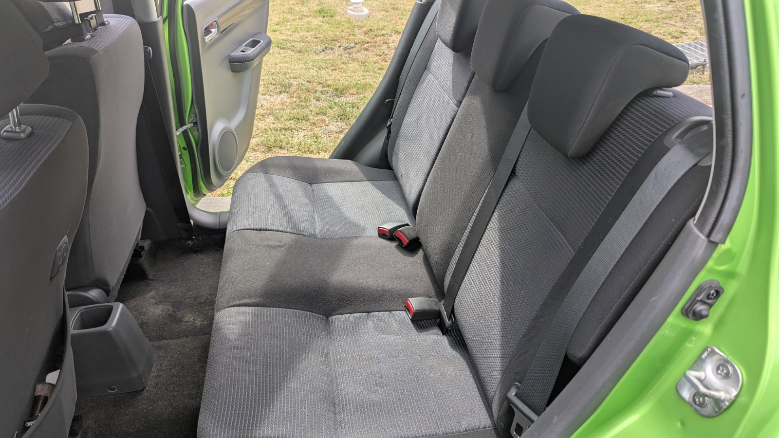 Suzuki Swift rear left interior cleaned